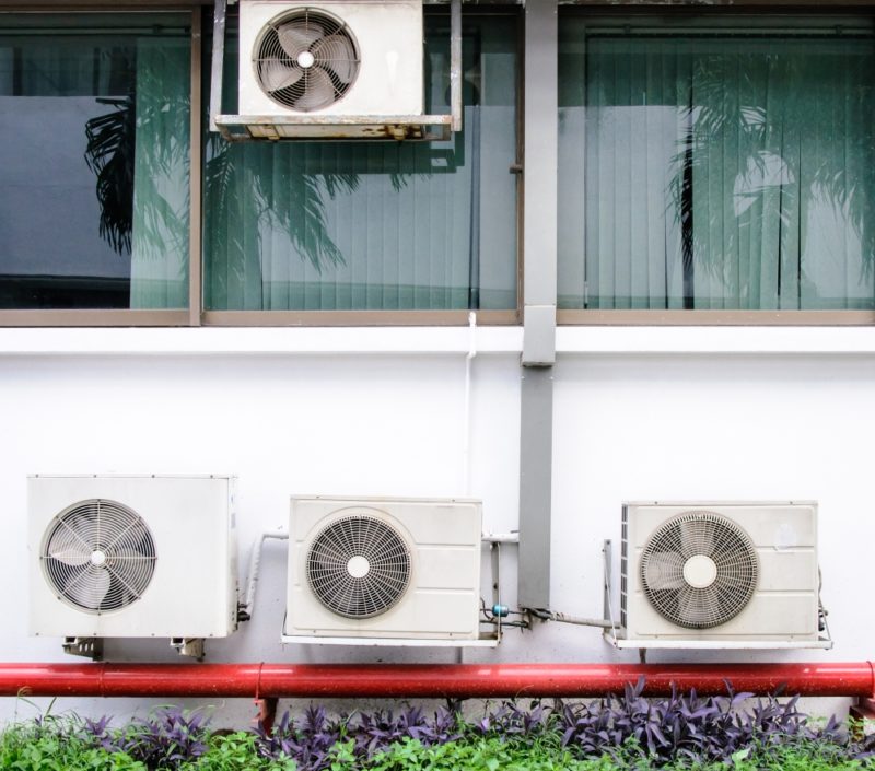 Air Conditioning Machines AC Outside